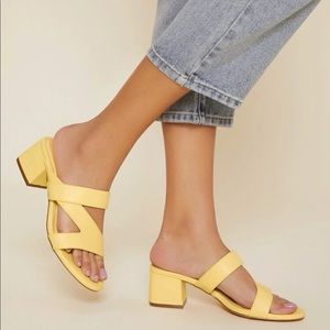 Brand New Open Toe Block Heel(Limited)